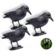 thumbnail image 3 of 3 cuervos de plástico, usa palos y patas para repeler palomas, espantapájaros, cebo de caza Ormromra MZQ-0854, 3 of 4