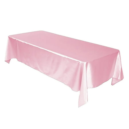 

Coofanin Table Cloth Tablecloth Rectangle Grey Polyester Buffet Parties Holidays 147*259Cm (Rose Gold C)