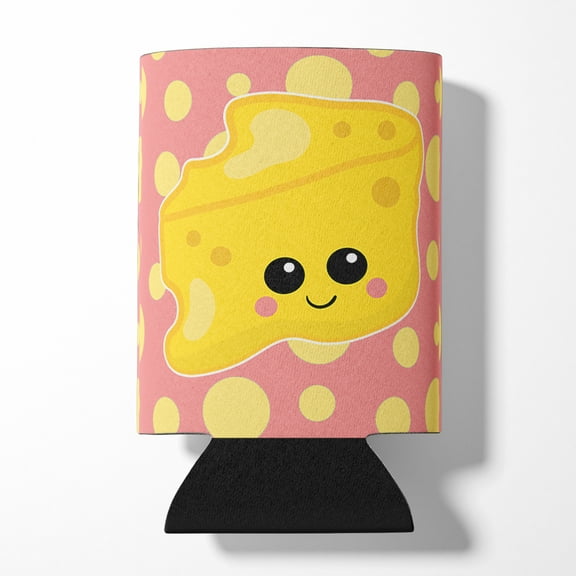 Cheese Head  Face Can or Bottle Hugger