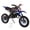 Blue Kids Dirt Bike_A8, variant on AurumEdge 49cc Kids Rocket Motorcycle,2-Stroke Gas Power Mini Dirt Bike, Motocross, Dual Headlights Pocket Motorbike with Front Rear Disc Brakes Black