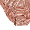 thumbnail image 4 of Womens Satin Panties Medium Waisted Bikini Underwear Frill Trim Cheeky Underpants Ladies Briefs Comfortable Panty, 4 of 4