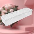 thumbnail image 4 of Caja De Acrílico Caja de flores de rosas acrílicas Jarrón rectangular elegante creativo (35 * 10 * 6 cm con luces) Tmvgtek Libre de BPA, 4 of 9