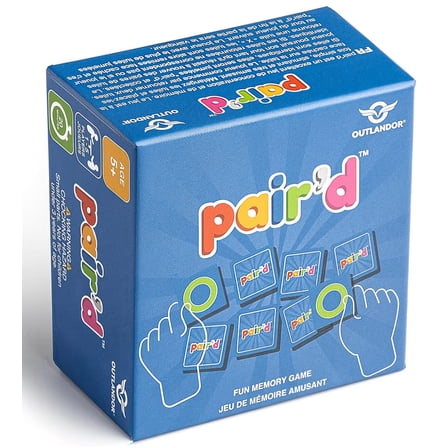 Pair’d Fun Memory Game - Up to 5 Players