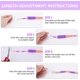 thumbnail image 4 of Cuerda para saltar con cuentas suaves, cuerda para saltar segmentada ajustable sin enredos para hombres, mujeres, niños y estudiantes (Purple8.2 Pie, 4 of 5