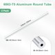 thumbnail image 3 of Tubo redondo de aluminio 6063 de 250 mm en paquete de 3, tubería de aluminio sin costura de 2 mm ID 6 mm OD para manualidades DIY [0.08x0.24x9.8IN], 3 of 7