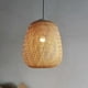 thumbnail image 4 of Lámpara Colgante de Mimbre de Bambú, Luz Colgante de Ratán para Sala de Estar, 4 of 9