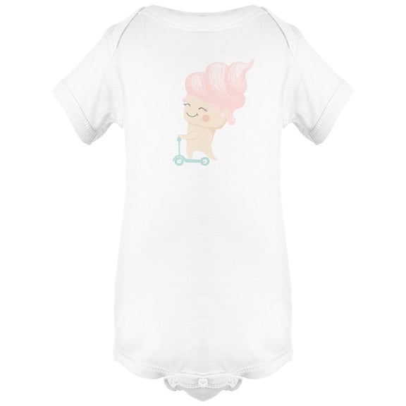 Ice Cream Riding Scooter Bodysuit Infant -Image by Shutterstock,  Newborn