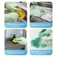 thumbnail image 5 of Dishwashing Gloves | Kitchen & Household Cleaning | Non-Slip Textured Grip | Waterproof & Durable Latex | Heat & Cold Resistant | Set of 2, 5 of 6