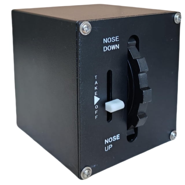 Rueda Pitch Trim Meza para simulador de vuelo MSFS2020, X-Plane