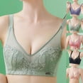 thumbnail image 4 of HBGVBA Womens Wireless Bras Seamless Breathable Push Up Lift Support Solid Color Bralette, 4 of 5
