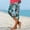 #406-Green, variant on Warop Women's Yoga Capri Leggings, Stretch Fabric with Abstract Wave Print, Workout Fitness Tights for Yoga, Exercise and Daily Casual Wear