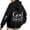 Black, variant on Bibifish Womens Drawstring Hoodies With Back Graphic Long Sleeve Hoodies Pocket Oversized Fit Casual Inspirational Based Pullover Tops
