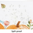 thumbnail image 3 of Oval Fall Tablecloth Thanksgiving Tablecloth Oval Autumn Table Cloths with Pumpkin Fall Leaf Print Tablecloths Stain-Resistant Anti-Wrinkle Washable 54 X 72 Inch, 3 of 6