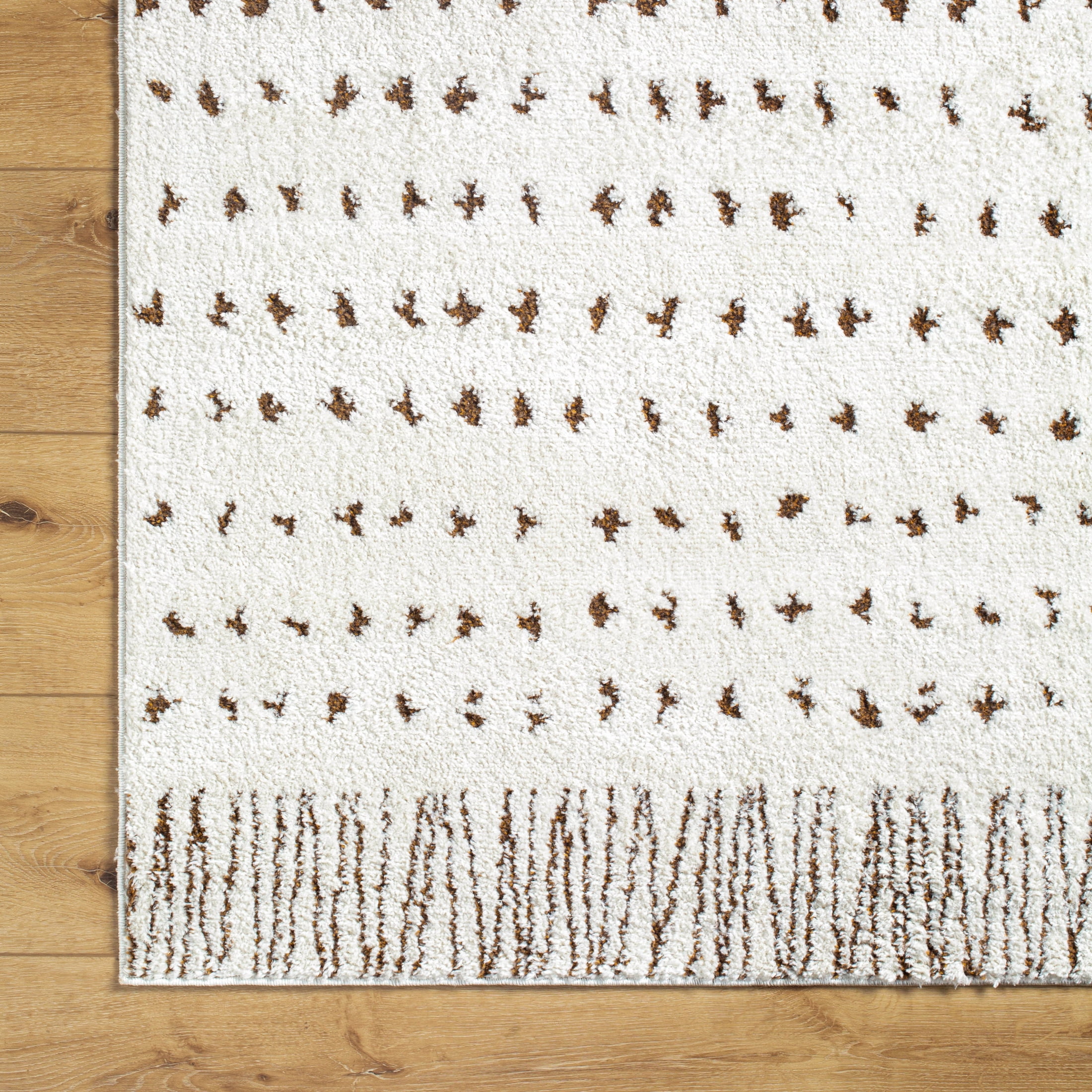 Livabliss Area Rugs for Living Room, 9x12 Freud Modern Ivory Rug, Bedroom Dining Room Home Decor Stain Resistant Carpet (9'2" x 12')