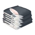 thumbnail image 2 of Multi-Purpose Kitchen Towels 28x18 Inch Dishcloths with Hanging Loop Decorative and Practical Towels for Kitchen, Dining Rabbit in A Space, 2 of 6