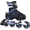 A-Blue, variant on MammyGol Adult Inline Skates for Men Women, Roller Skates with Carbon Steel Bearings, TPR Brake, PVC Upper | Adjustable Size Better Fit for Beginner Skating Enthusiasts Teal Men9.5-12