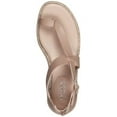 thumbnail image 3 of ALFANI Womens Beige 1 Platform Adjustable Ankle Strap Moira Round Toe Wedge Zip-Up Espadrille Shoes 8.5 M, 3 of 4