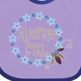thumbnail image 4 of Inktastic Alaska Girl Forget-me-not Flower Girls Baby Bib, 4 of 4