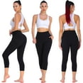 thumbnail image 2 of NEIRID 3 Pack Leggings with Pockets for Women,High Waisted Tummy Control Workout Yoga Pants, 2 of 6