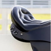 Premium Black Leather English Saddle – Deep Seat, Comfort Fit Design, Durable Craftsmanship for Training & Riding