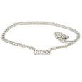 thumbnail image 6 of Women Silver Metal Chain Fashion Hip Waist Belt BOSS Charm XS S M, 6 of 15