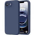 thumbnail image 1 of Funda de Silicona Premium, Forro de Microfibra Suave, a Prueba de Golpes, para iPhone 16e/17e 6.1", Azul Marino, 1 of 7