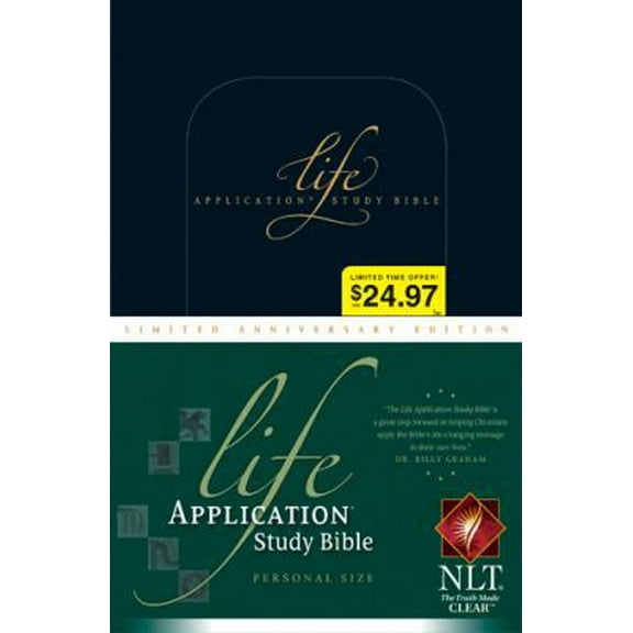 Pre-Owned Life Application Study Bible NLT, Personal Size Limited Anniversary Edition (Hardcover) 1414333986 9781414333984