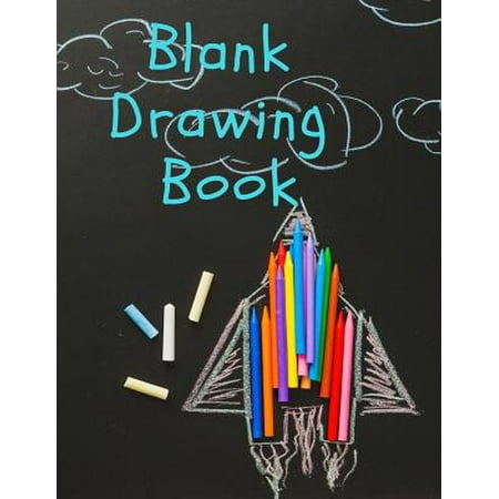 Blank-Drawing-Book-150-Pages-85-x-11-Large-Sketchbook-Journal-White-Paper-Blank-Drawing-Books-Volume-2