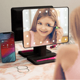 thumbnail image 4 of Espejo inteligente con luz, altavoz Bluetooth y diseño giratorio para una rutina de belleza definitiva, 4 of 6