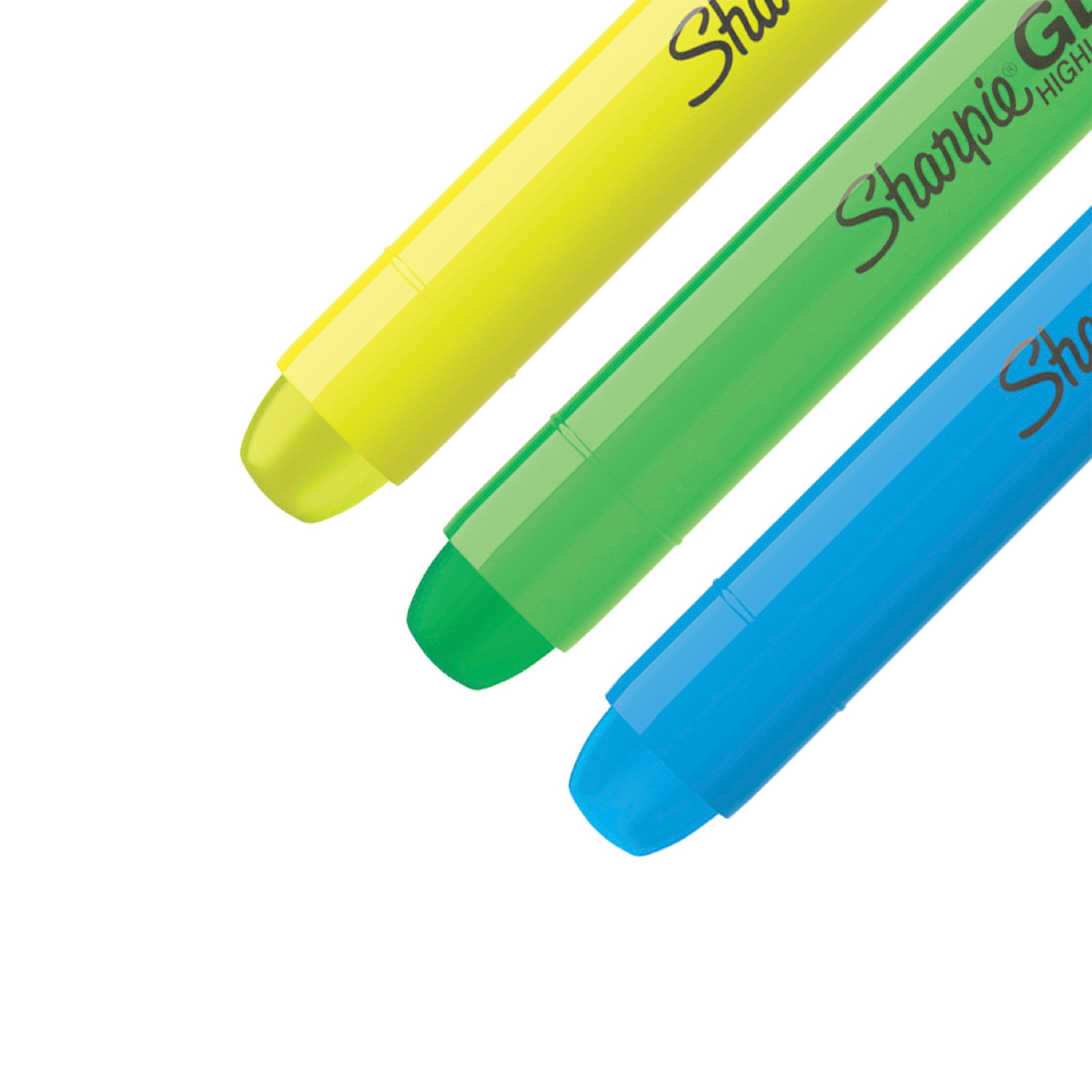 Sharpie Gel Highlighters, Assorted Colors, 3 Count 