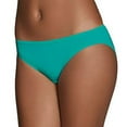 thumbnail image 2 of Fruit of the Loom womens Microfiber Panties (Regular & Plus Size) bikini underwear, - 6 Pack Assorted, 5 US, 2 of 3