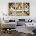 thumbnail image 2 of ARTCANVAS Disputation of the Holy Sacrament 1510 Canvas Art Print by Raphael - Size: 60" x 40" (1.50" Deep) (3-Piece), 2 of 9