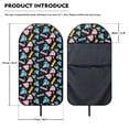 thumbnail image 7 of XYZCANDO Dragonfly & Diamond Print Car Seat Towel Cover - Waterproof Sweatproof Protector | Universal Fit for Cars, SUVs, Trucks | Moisture-Wicking Microfiber, 7 of 7