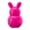 Pink, variant on Plastic Bunny Container, Clear, 10.25", Easter by Way To Celebrate