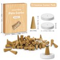 thumbnail image 3 of LA BELLEFÉE Incense Cones with Holde 8-Pack | Palo Santo Scent Natural Woody Fragrance for Daily Use, Relaxation, 3 of 8