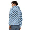 thumbnail image 4 of Wukai french Bulldog Face Print Men's Zip-Up Hoodie,Fleece Full-Zip Hoodie for Men, Hooded Sweatshirt-XX-Large, 4 of 5