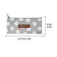 thumbnail image 2 of FFENYAN Canvas Pen Pouch High Beauty Style Super Large Capacity Student Pen Bag Makeup Bag Storage Bag, 2 of 3
