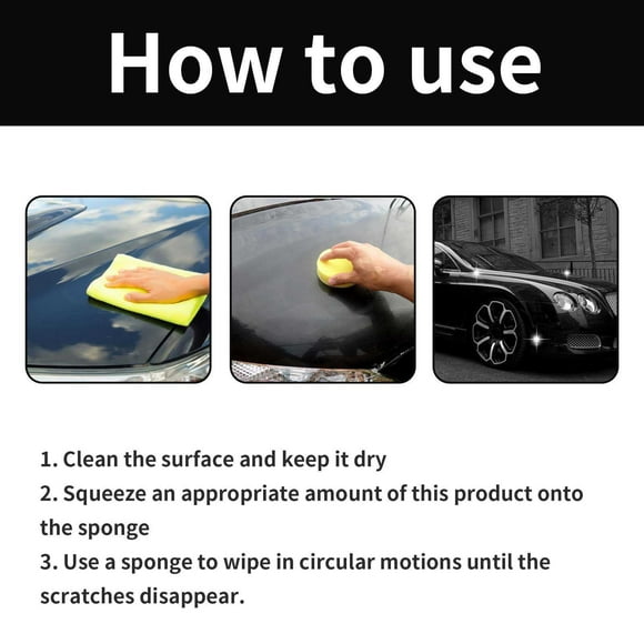 RKSTN Scratch Repair Wax Graphene Wax Car Scratch Repair Paste Scratch Repair Wax for Car 60ml