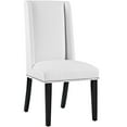 thumbnail image 2 of Modway Baron Leatherette Dining Side Chair, Set of 2 in White, 2 of 5