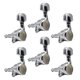 thumbnail image 3 of Clavijas de Afinación de Cuerdas de Guitarra Hugo 6 Piezas Cabezal Cerrado Plata Izquierda, 3 of 10