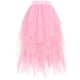 thumbnail image 1 of Faldas Largas para las Mujeres de Verano Estrella en Capas Torta Irregular Mitad de Longitud Malla Lentejuelas Falda, Fondo de la Primavera Casual, 1 of 5