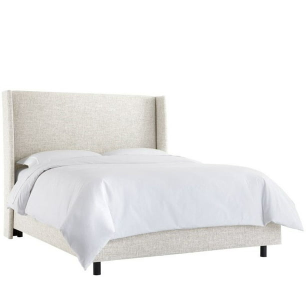Skyline Upholstered Wingback King Bed, Wingback King Size Bed