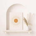 thumbnail image 5 of Boho Sun Wall Art Minimalist Boho Wall Decor Mid-Century Modern Wall Art Abstract Line Sun Horizon Nature Illustrations Orange Framed Wall Art for Living Room Bedroom Bathroom 12x16inch Set of 3, 5 of 6
