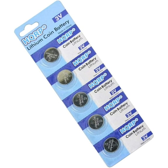 HQRP 5-Pack Battery for AWI L50 / BR1632 / C1632 / DL1632 / ECR1632