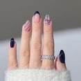 thumbnail image 6 of YTTAL Buy 2 Get 1 Free Press On Nails, Blue & White Character Themed Long Square Fake Nails, Reusable False Nail Kit with Jelly Glue & File, 6 of 15