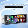 thumbnail image 3 of Receptor Estéreo Audio FM Radio para Coche 6 36 Pulgadas 2 Din Inalámbrico CarPlay Android Auto, 3 of 9
