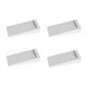 thumbnail image 1 of Tope de puerta y zapata para portón4 piezas （blanco）, 1 of 5