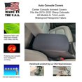 thumbnail image 3 of Auto Console Covers- Fits the Chevy Colorado 2015- 2022 Center Console Armrest Cover Waterproof Neoprene Fabric (Gray), 3 of 3