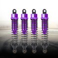 thumbnail image 1 of Amortisseur Rc Amortisseur Rc Pièces de Voiture 4Pcs Rc hors Route Véhicule Métal Amortisseur Partie pour HSP 106004 Télécommande Voiture Accessoirepurple, 1 of 8