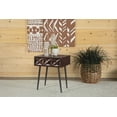 thumbnail image 2 of Ezra 1-drawer Rectangular Accent Side Table Coffee Brown, 2 of 12